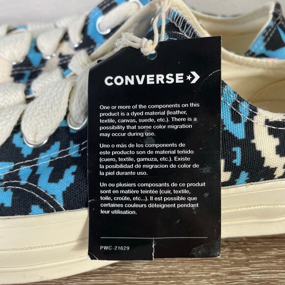Converse Golf le Fleur Chuck Taylor Blue Camo Low Sneakers Shoes W9.5 M7.5 - Picture 13 of 16
